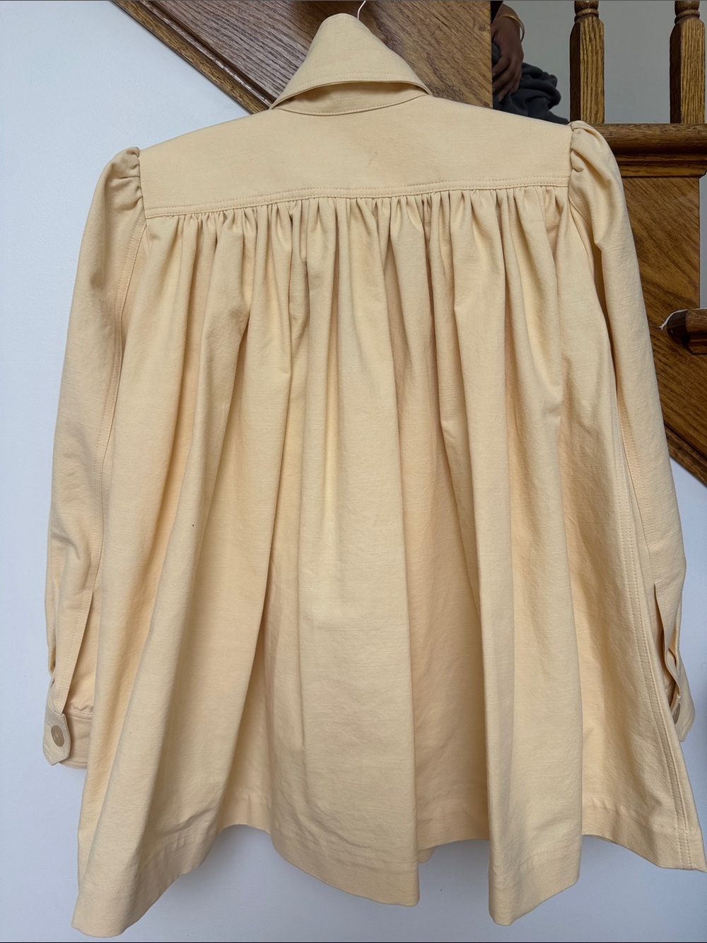 Chloé Light Wheat Puff-Sleeve Jacket - Picture 10 of 11